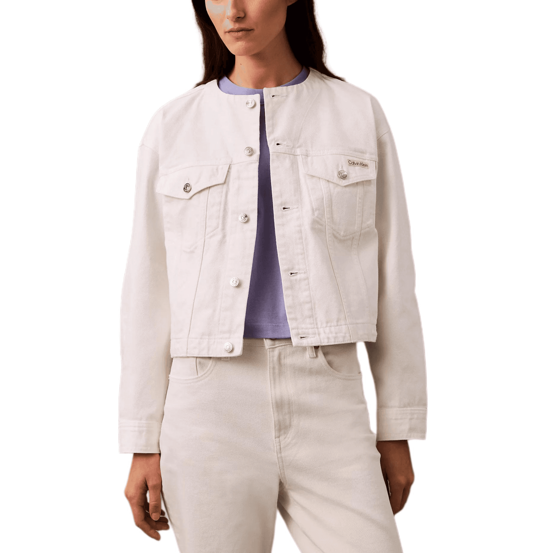 Куртка CALVIN KLEIN Куртки и Пальто Женские Оптический Белый - изображение 1