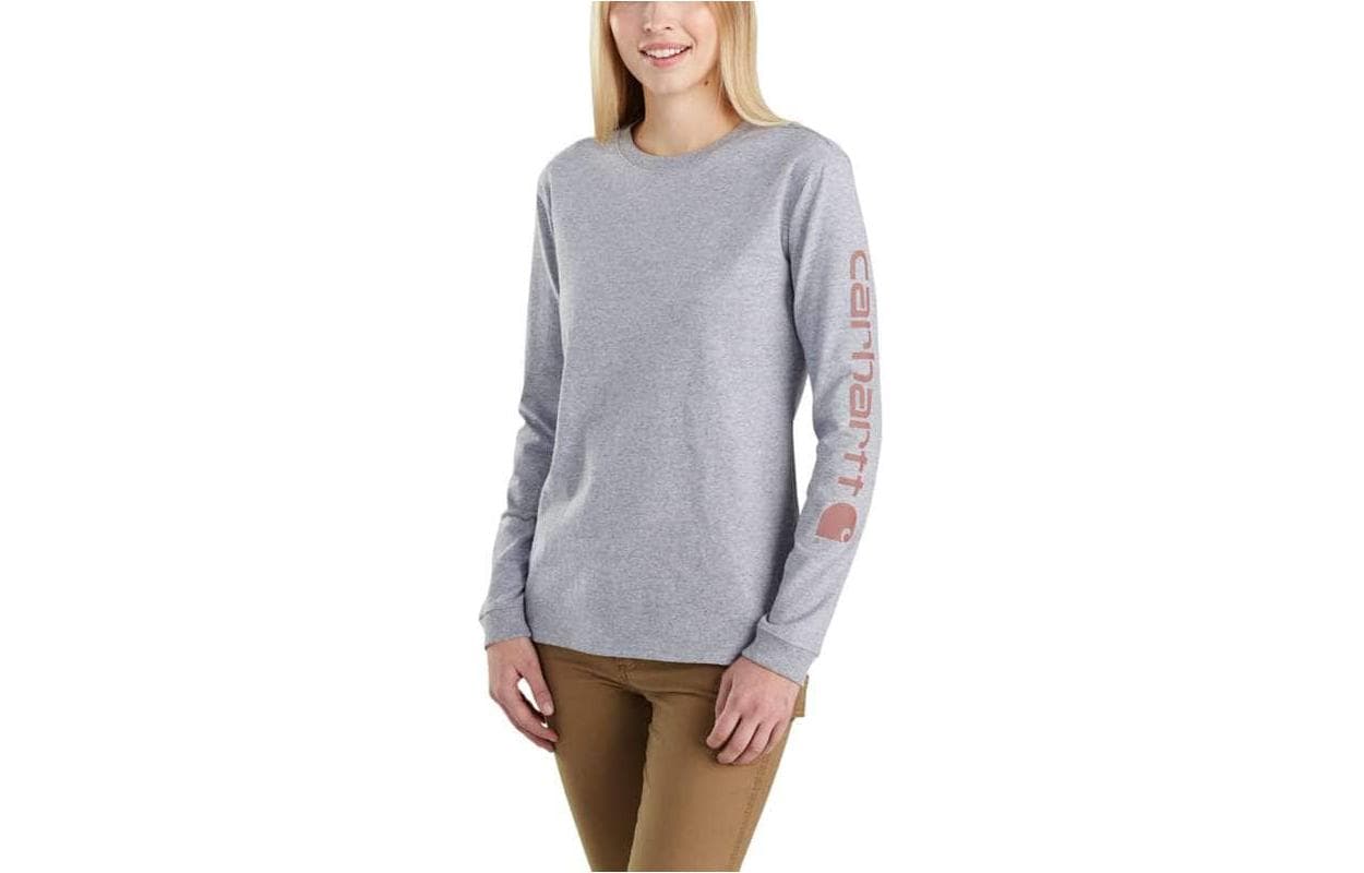 Кофта Carhartt LOOSE FIT HEAVYWEIGHT LONG-SLEEVE LOGO SLEEVE GRAPHIC T - изображение 2