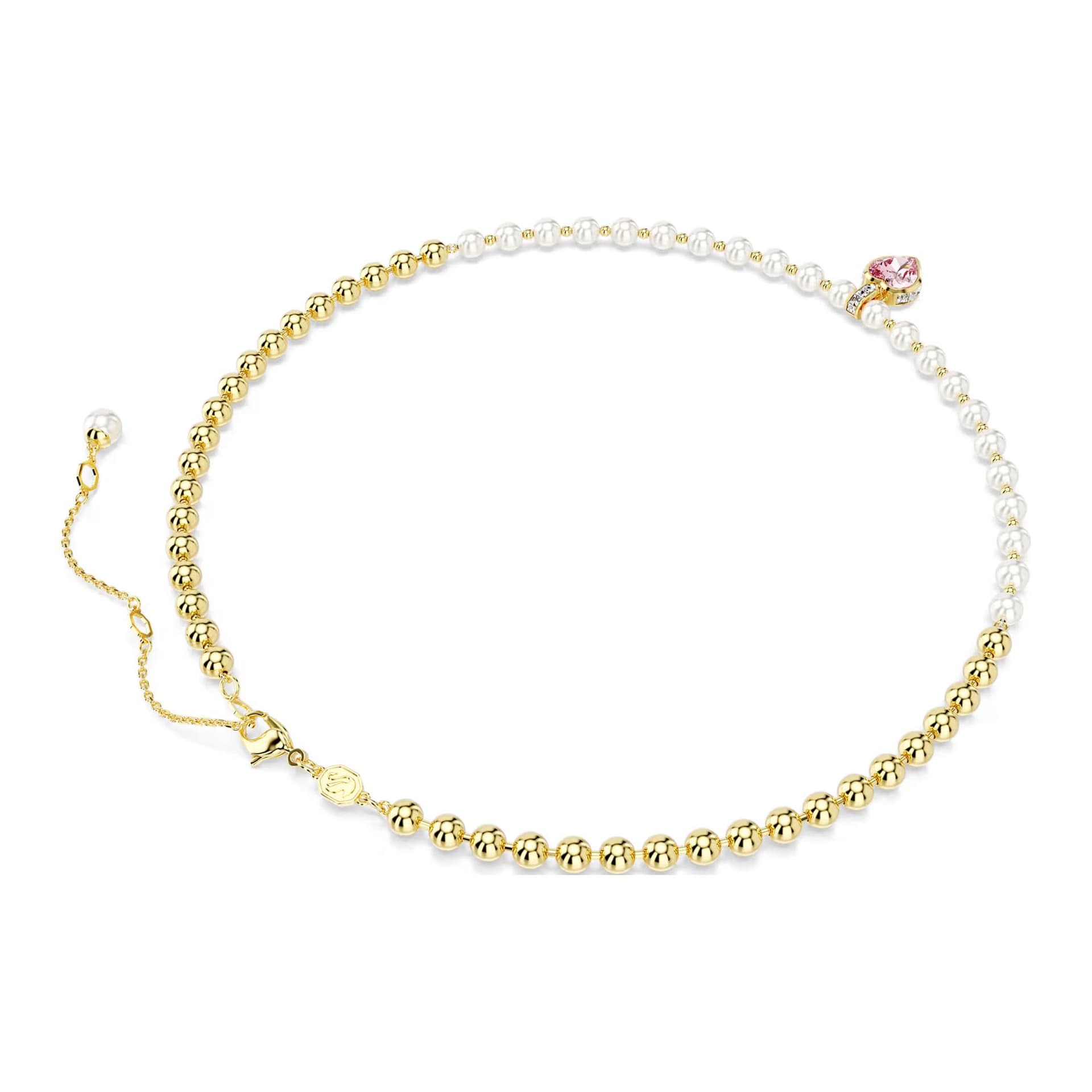 Ожерелье Swarovski Искусственный кристалл Ожерелье Женское Золото - изображение 3