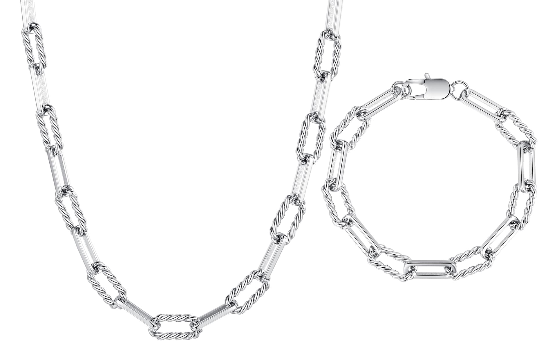 Ожерелье ENFANTIN Титановое стальное ожерелье унисекс - изображение 1