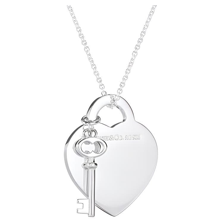 Ожерелье Tiffany & Co. Heart Key Pendant Necklace - изображение 2