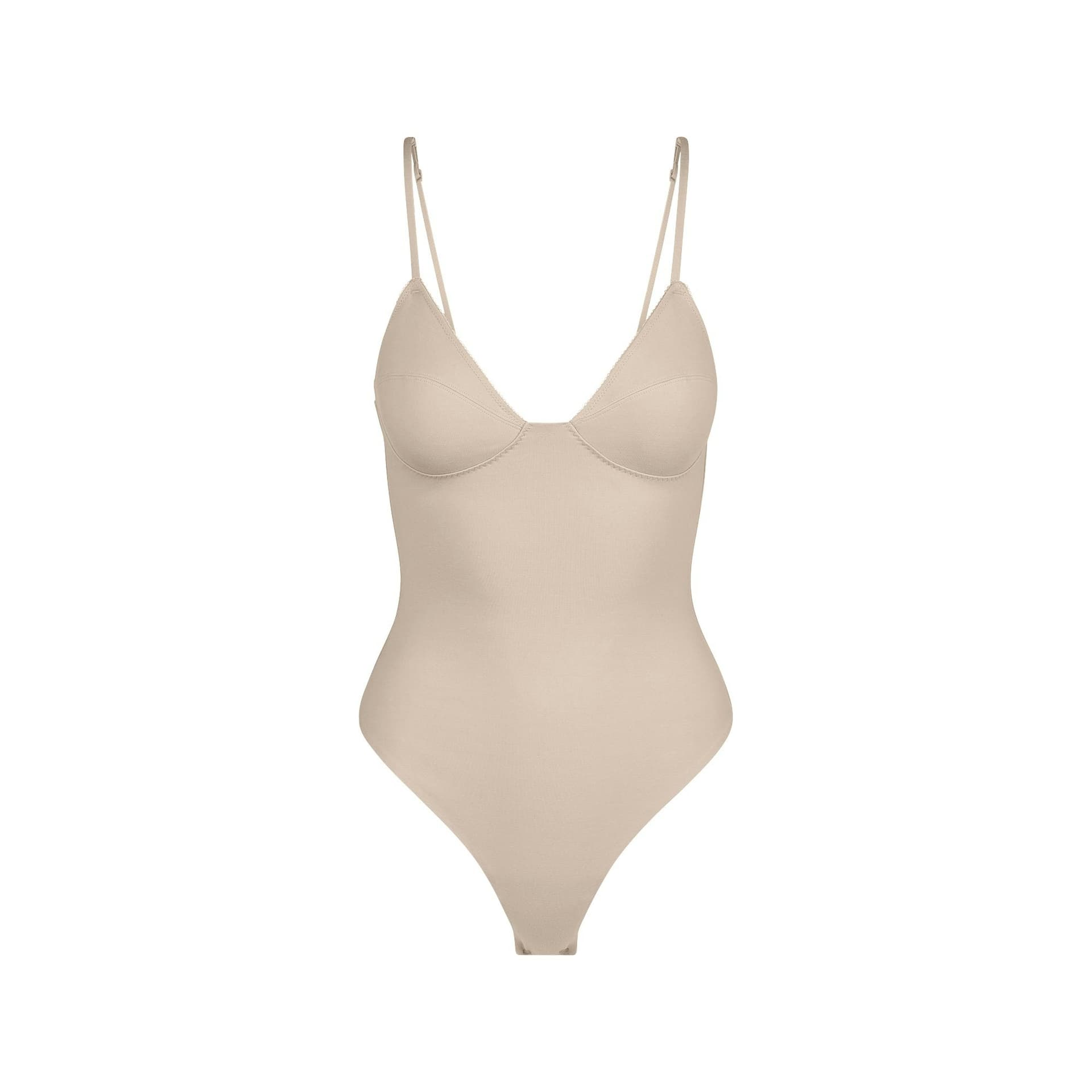 SKIMS SS25 Хлопковый корсет Стринг BODYSUIT Комбинезон Женский - изображение 1