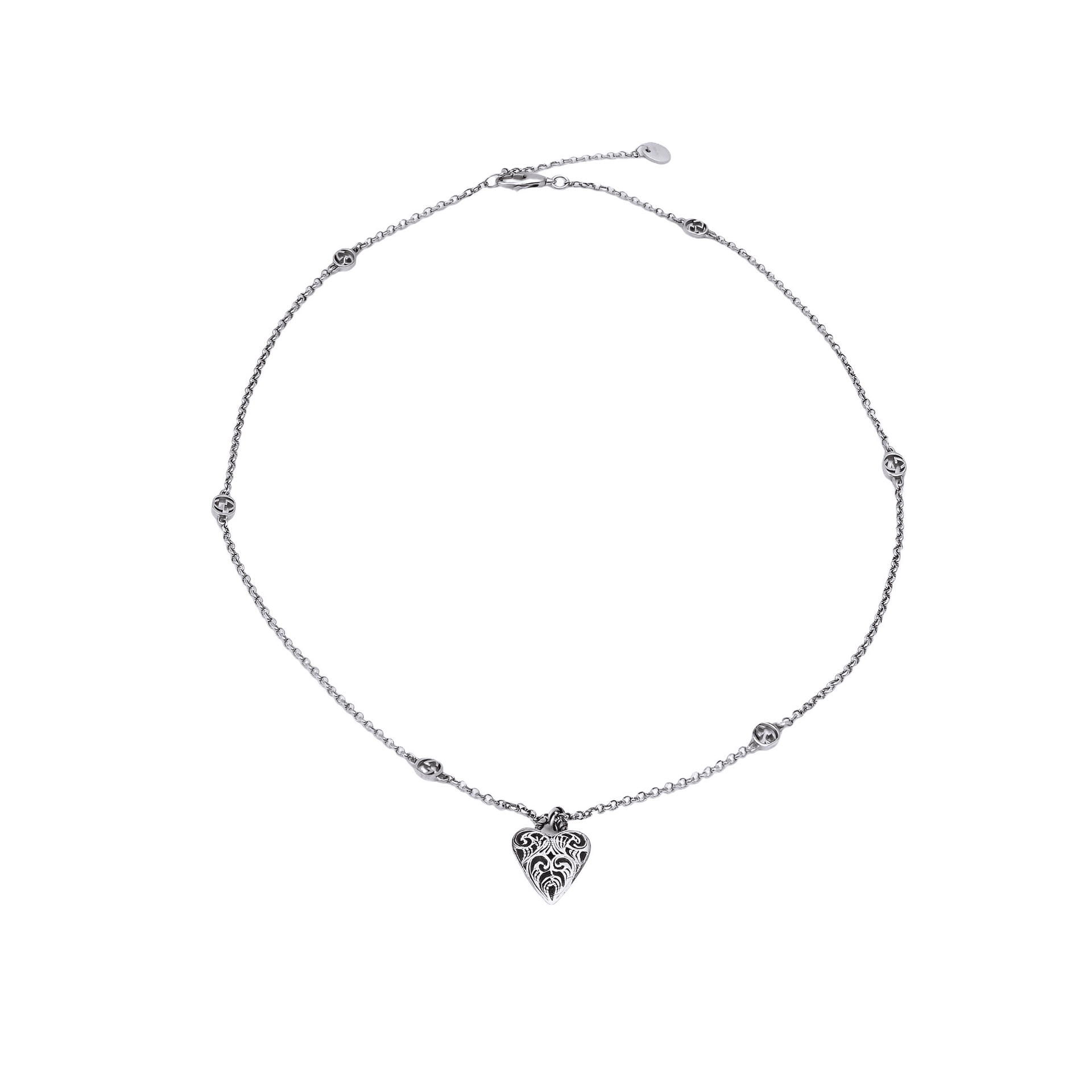Ожерелье GUCCI Necklace Silver - изображение 2