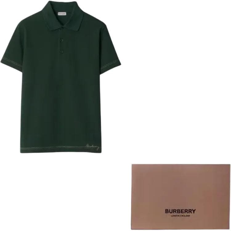 Поло Burberry Cotton Polo Shirt PoloPolo - изображение 5