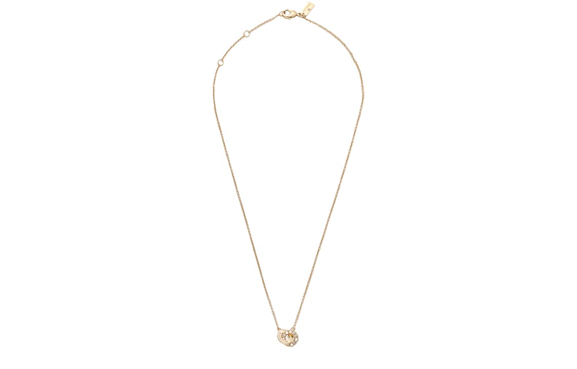 Ожерелье COACH Pearl Pendant Necklace Gold - изображение 3