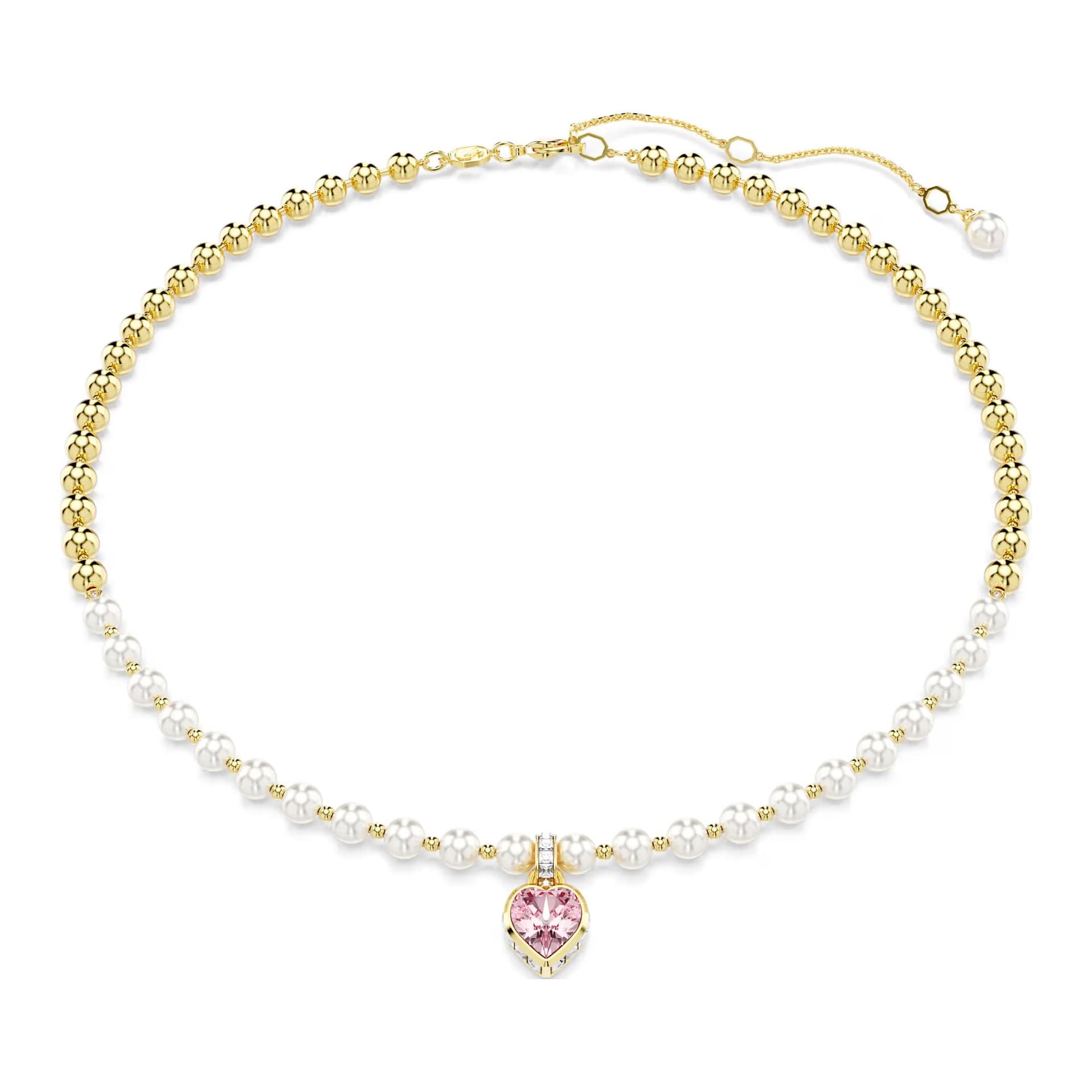 Ожерелье Swarovski Искусственный кристалл Ожерелье Женское Золото - изображение 2