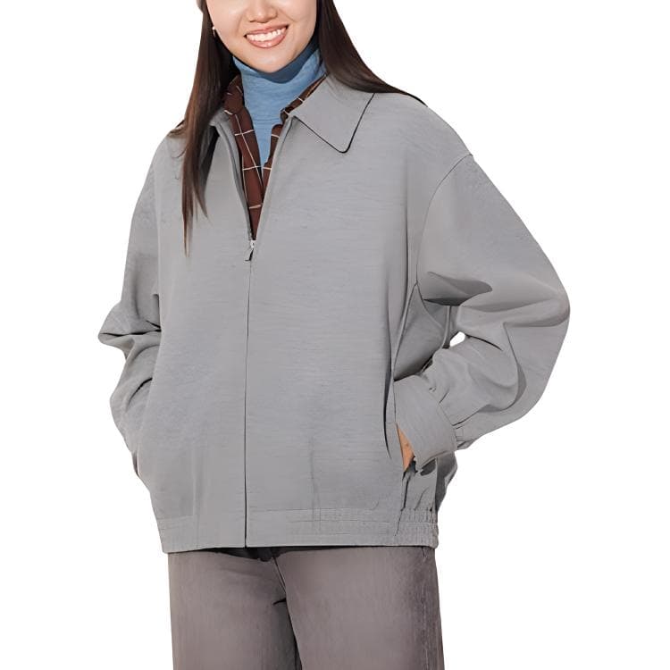Куртка UNIQLO Куртки и Пальто Женские Дымчатый Серый - изображение 1