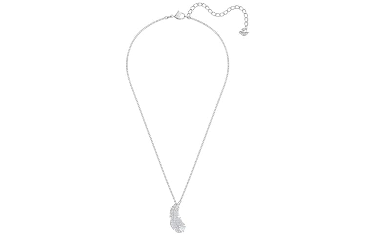 Ожерелье Swarovski Nice Feather Necklace Silver Rhodium - изображение 3
