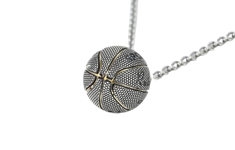 Кулон Ruibeila S925 Silver Basketball Pendant Necklace - изображение 3