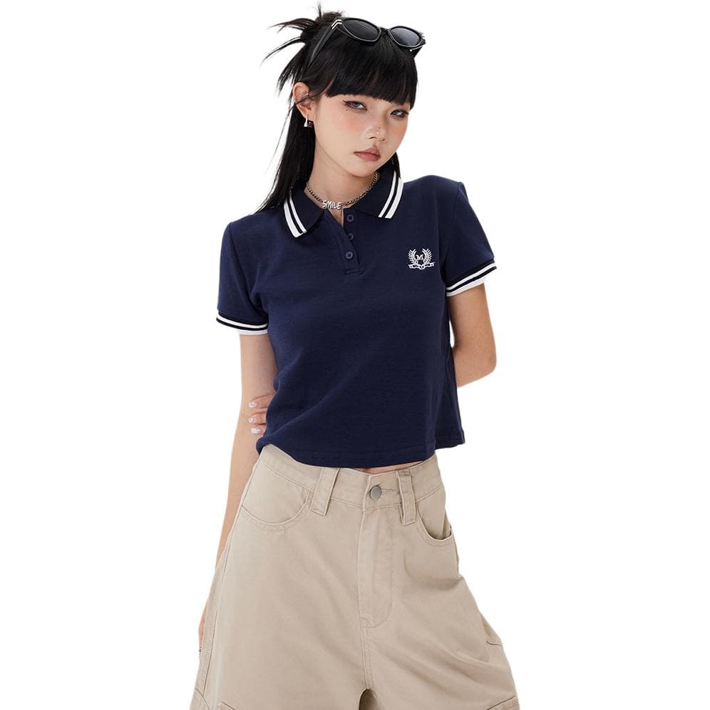 Футболка Kazalin SS24 Navy Tee - изображение 1