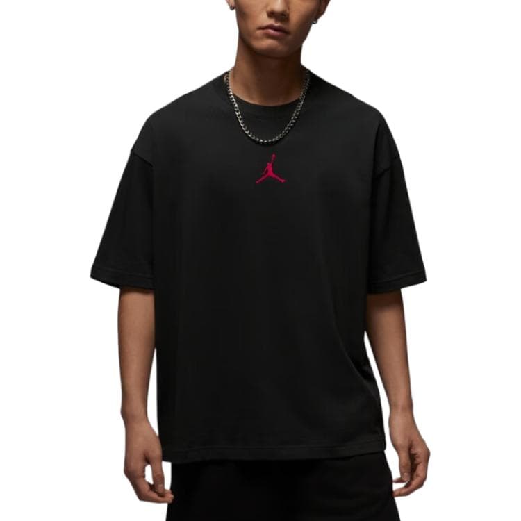 Футболка Jordan OVERSIZED Crewneck T-Shirt Grey Black - изображение 3