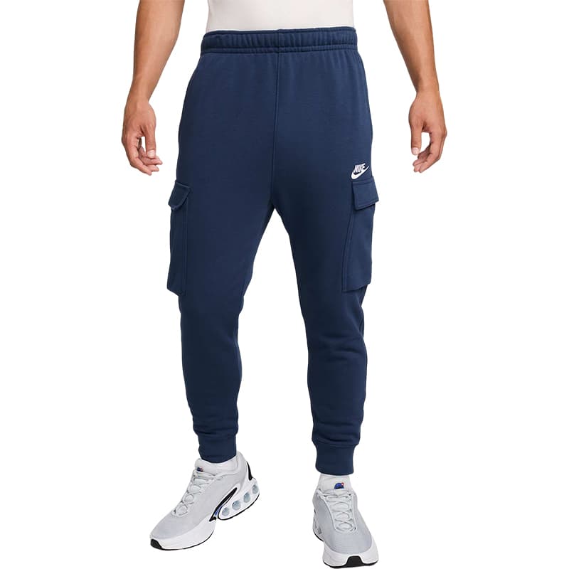 Штаны Nike Вязаные тренировочные брюки мужские темно-синие - изображение 1