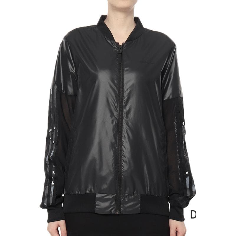 Куртка Adidas Neo M TRACK TOP Куртки и Пальто Женские Черные - изображение 1