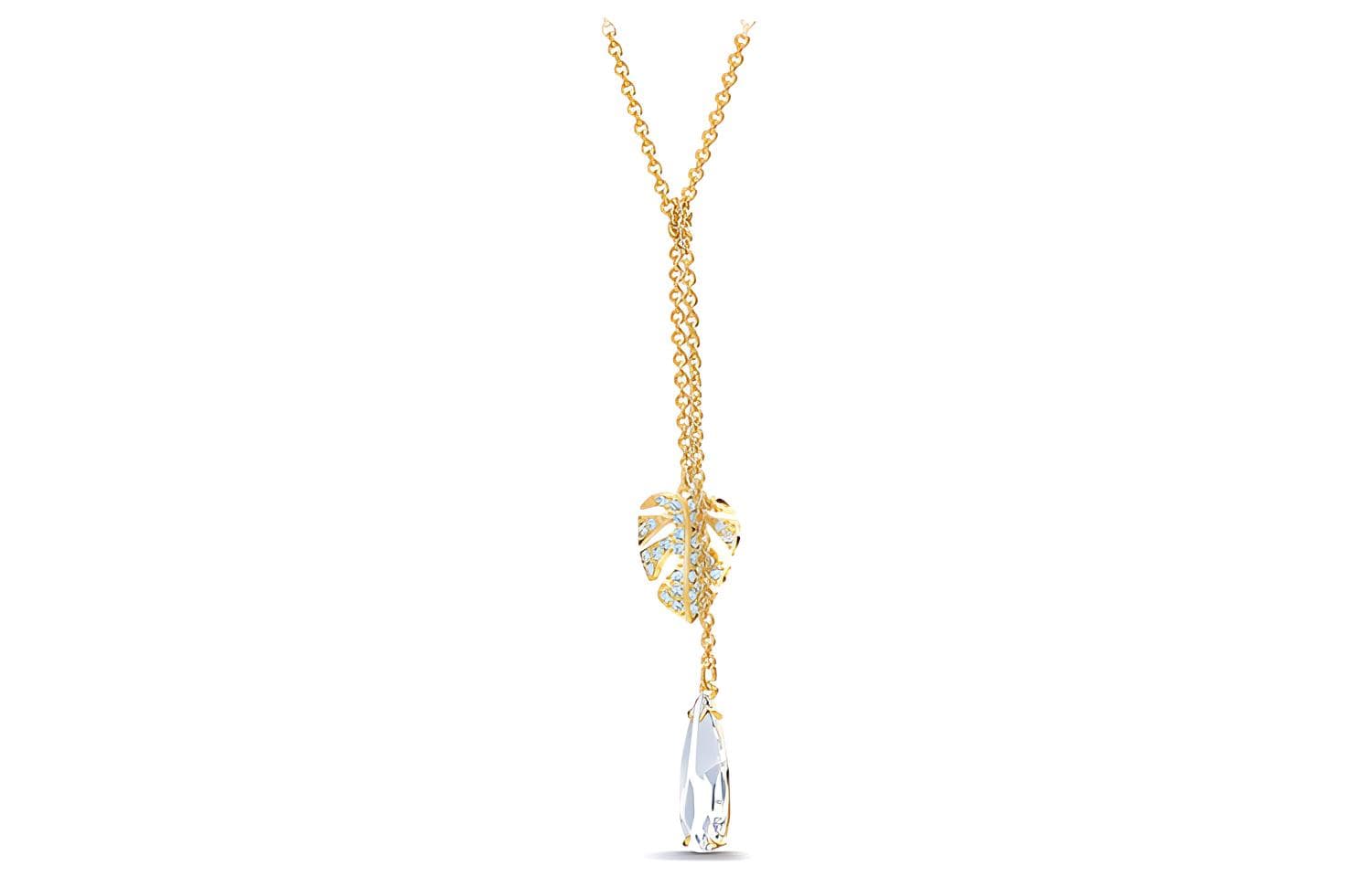 Ожерелье Swarovski Tropical Y Necklace White - изображение 2
