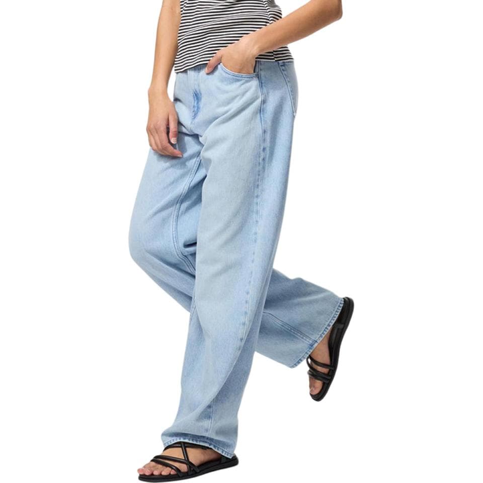 Джинсы UNIQLO Розовые/синие Женские Джинсы - изображение 2