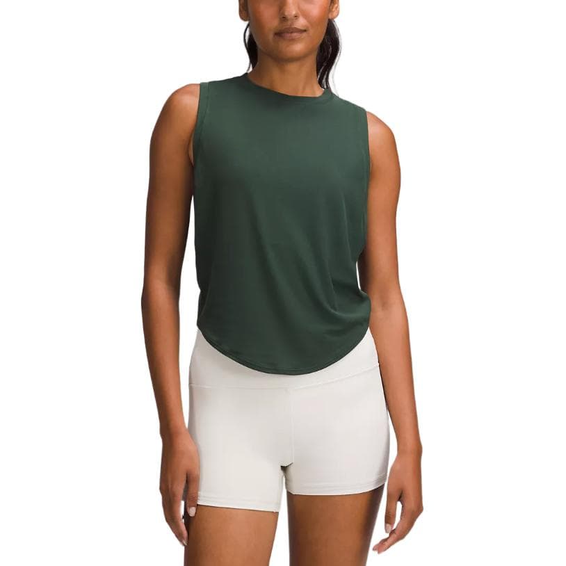 Майка Lululemon CrewneckCropped Collection Майка Женская Костяной Белый - изображение 8