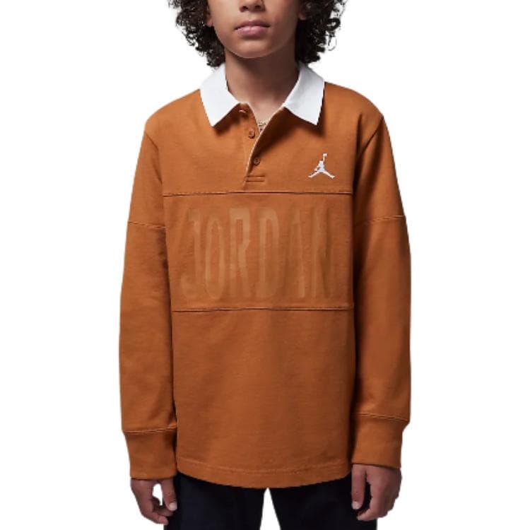 Футболка Jordan MJ Essentials Essentials Statement T-Shirt Оранжевая Подростковая - изображение 1