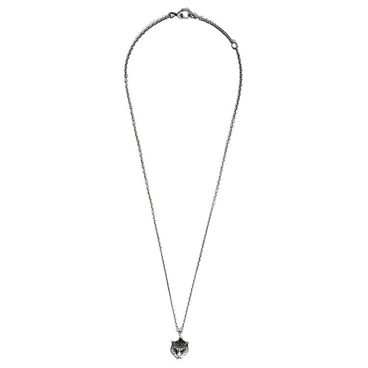 Ожерелье Gucci Tiger Head Pendant Necklace - изображение 5
