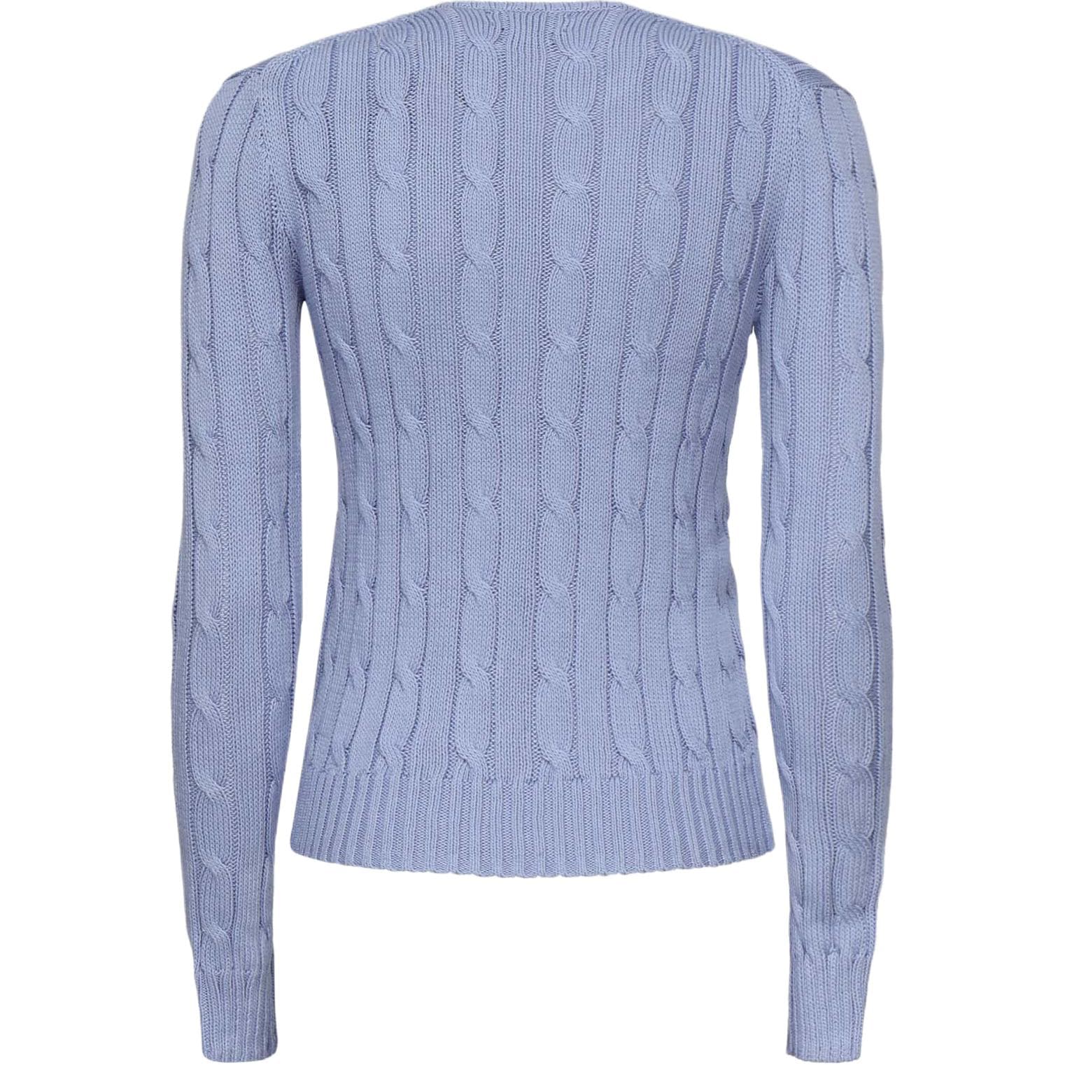 Кофта Polo Ralph Lauren Трикотаж Облегающий Женский Новый Litchfield Синий - изображение 2