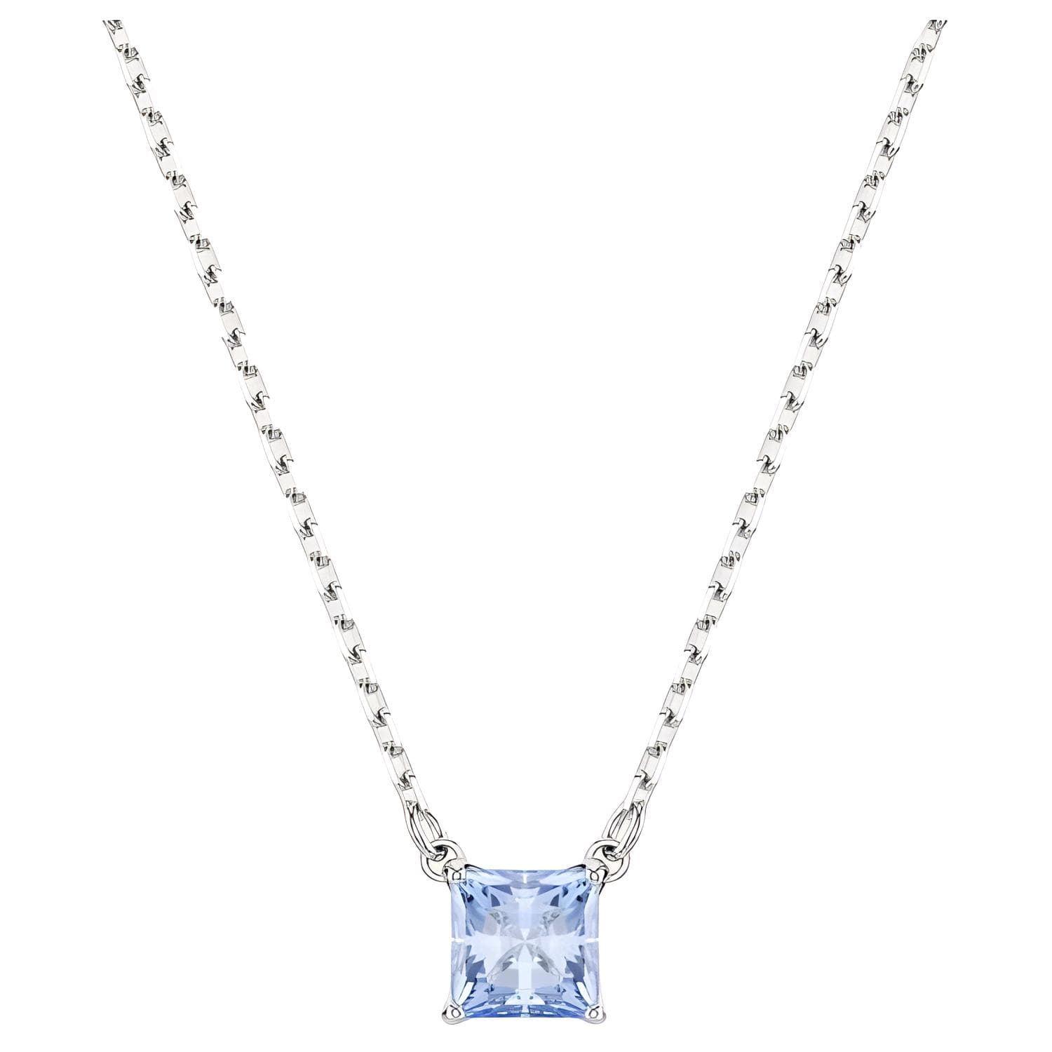 Ожерелье Swarovski Цепочки и Ожерелья Унисекс Серебряные - изображение 2