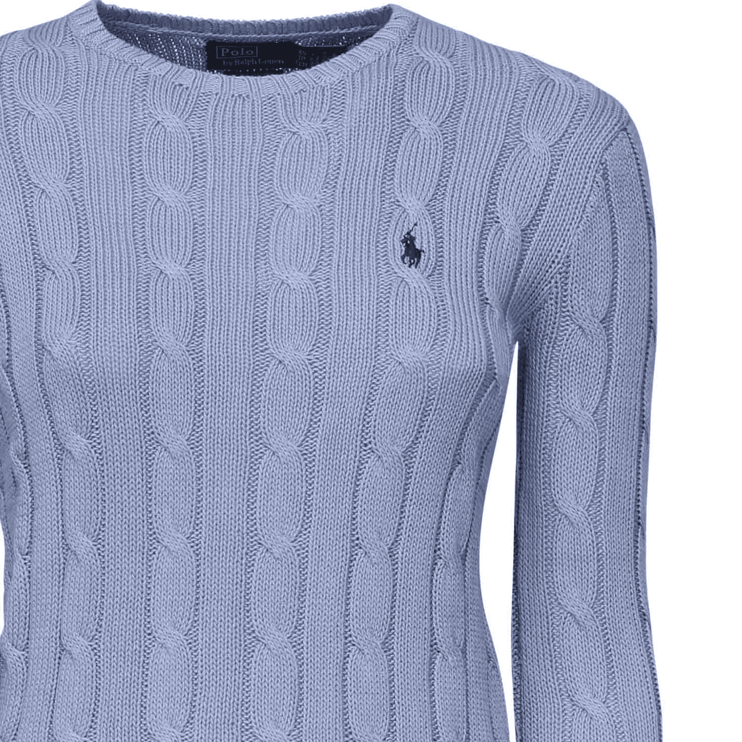Кофта Polo Ralph Lauren Трикотаж Облегающий Женский Новый Litchfield Синий - изображение 3