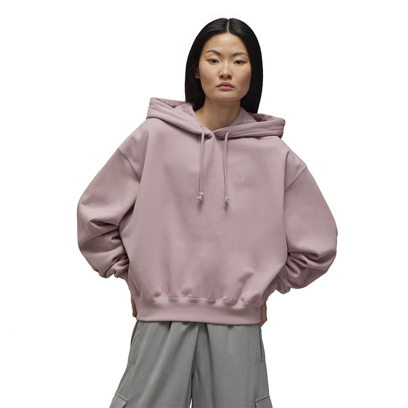 Худи Y-3 FL HOODIE Женский Толстовка Пыльно-розовый - изображение 1