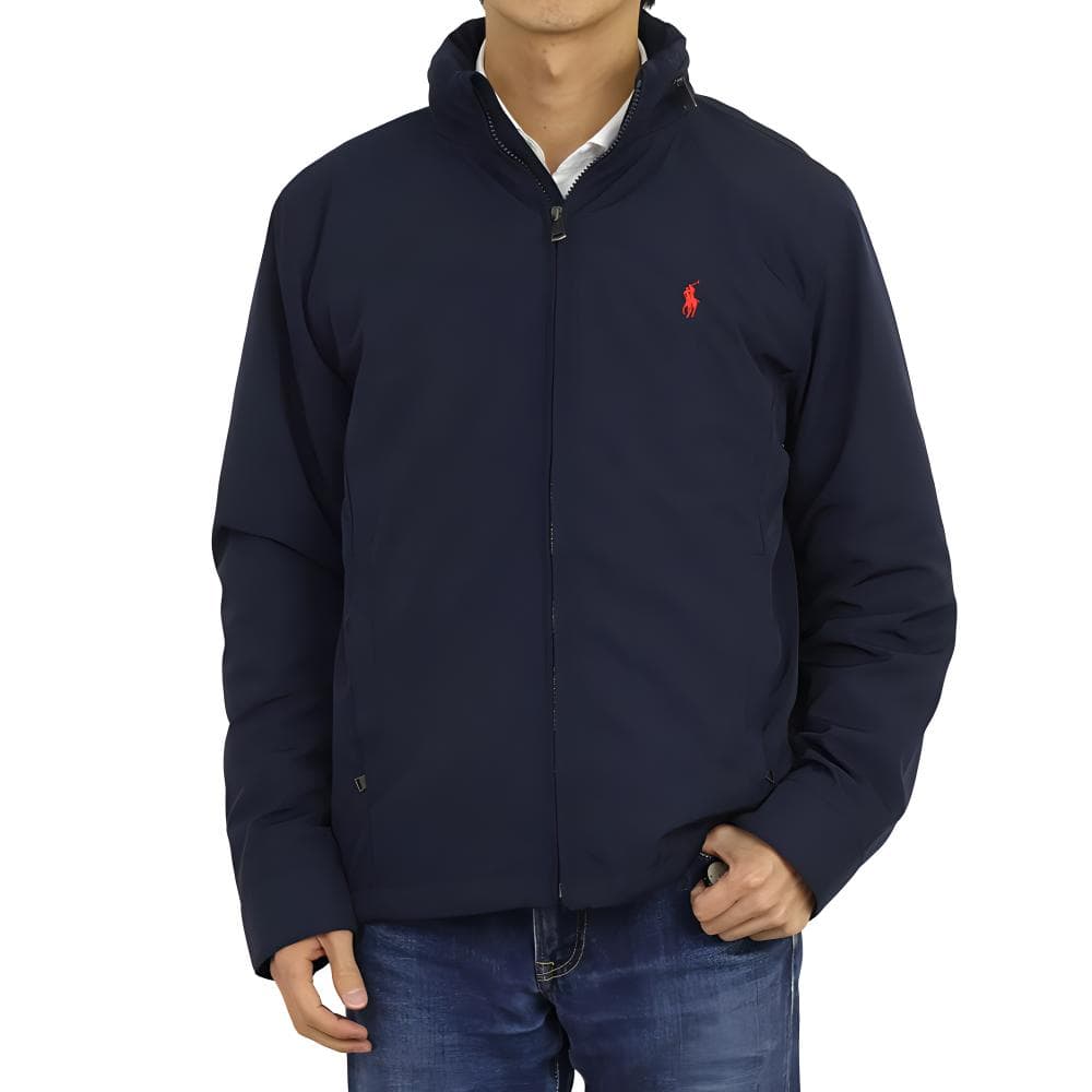 Зимняя куртка пуховик Polo Ralph Lauren FW23 Хлопковый пуховик Мужской Синий - изображение 1