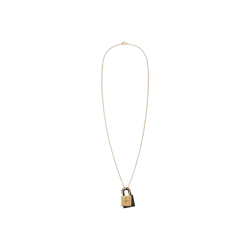Ожерелье Hermes O'Kelly Pendant Necklace Black Gold - изображение 2