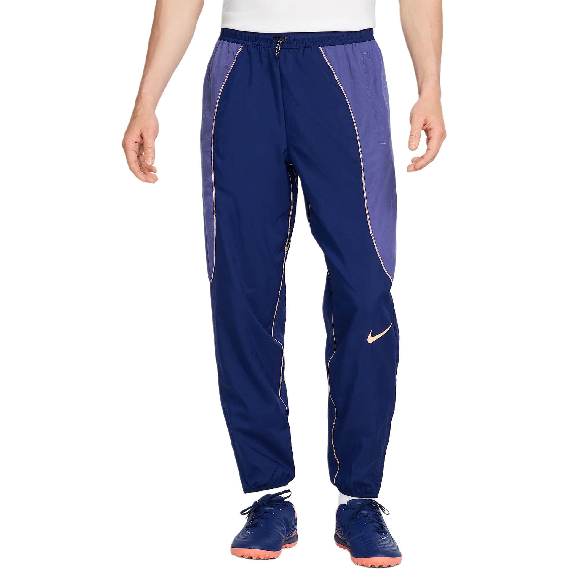 Штаны Nike Вязаные тренировочные штаны мужские синие - изображение 3