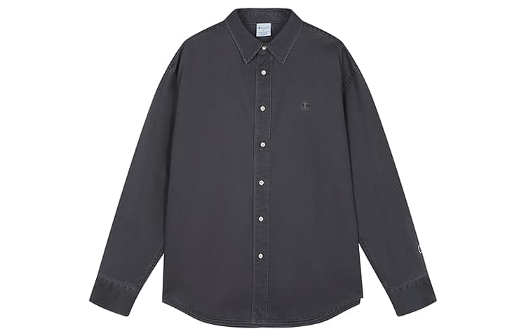 Рубашка Champion FW25 Универсальный модный минималистичный контрастные цвета стильный удобный спортивный повседневный классический ретро Версия для США Унисекс - изображение 1
