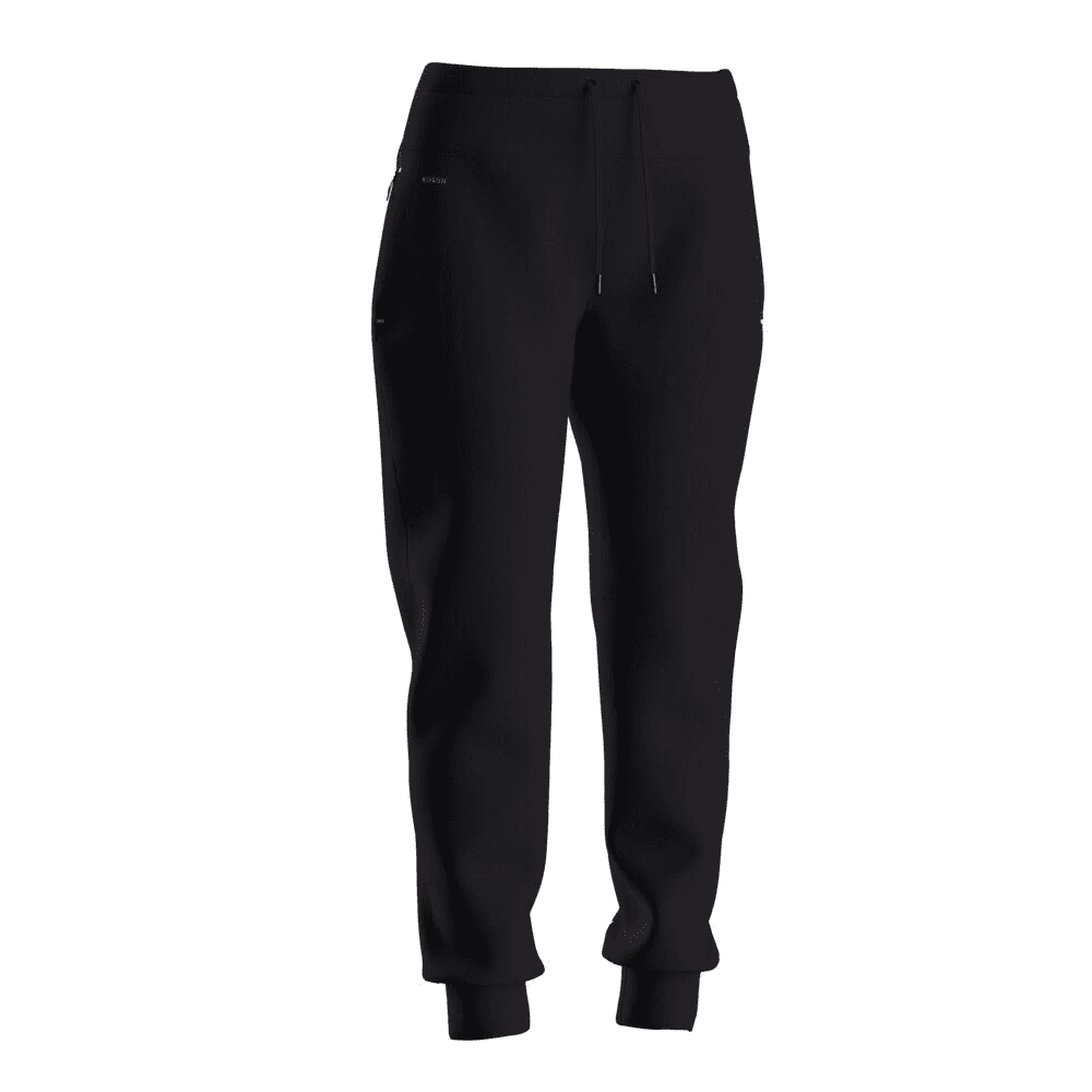 Штаны DECATHLON 500 Collection KIPRUN Спортивные брюки Женские Дымчатый Черный - изображение 1