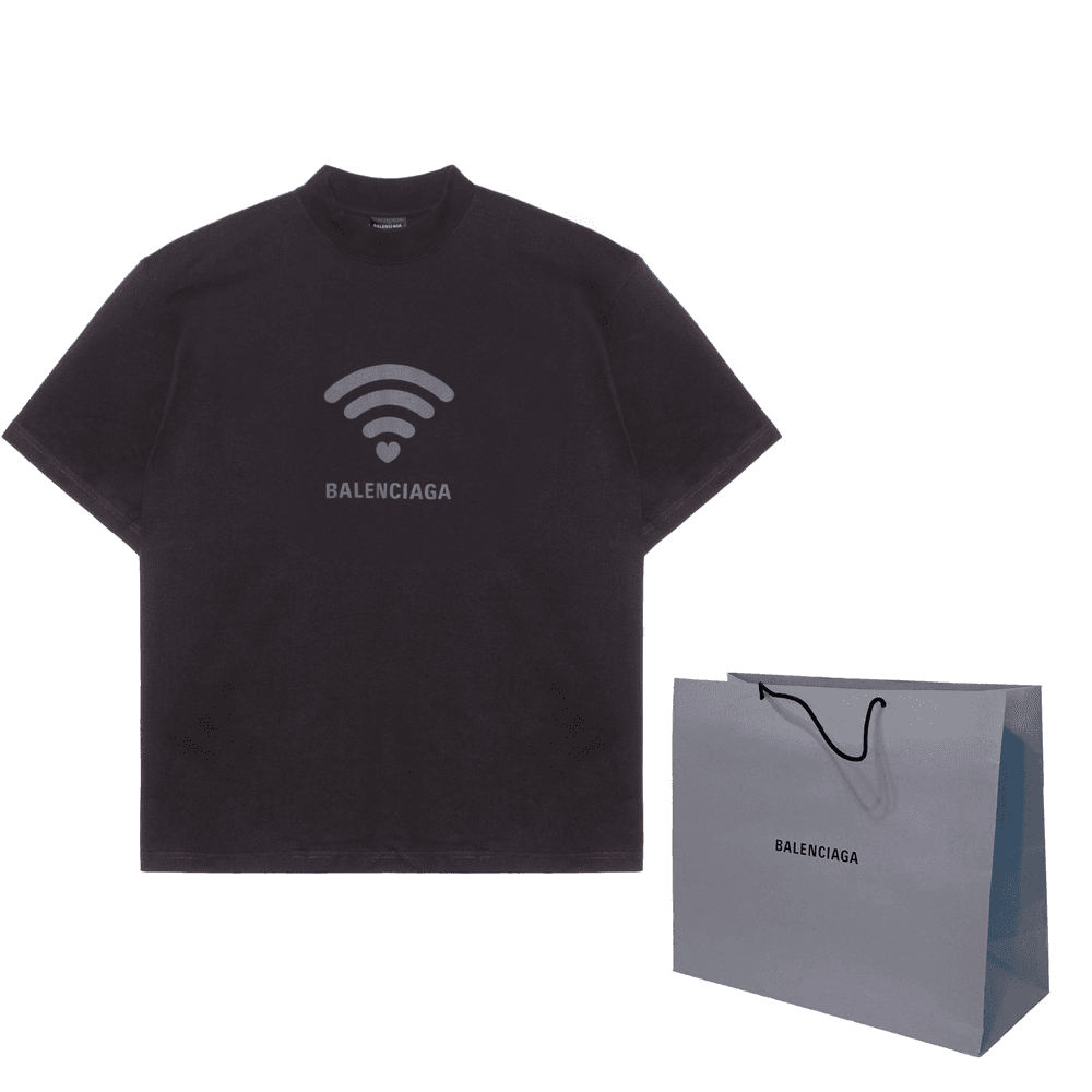 Футболка Balenciaga Balenciaga 520 SS24 WIFI LogoT - изображение 8