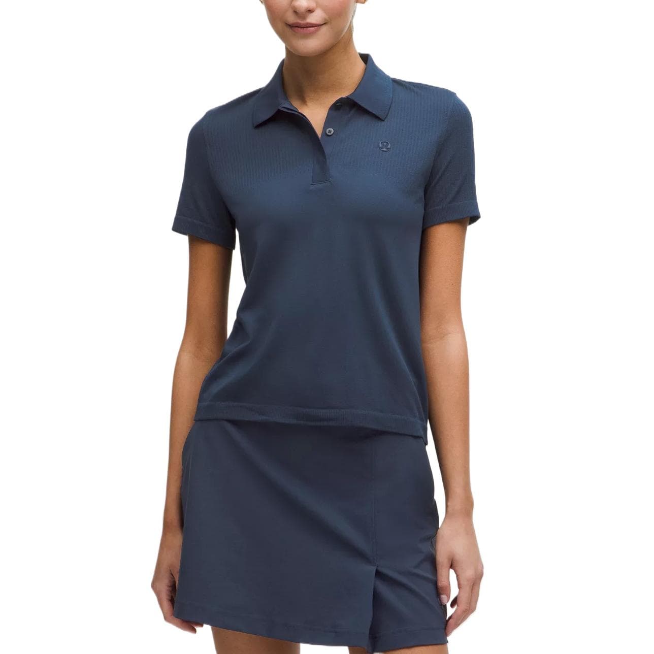 Lululemon SwiftlyPolo Распакованная Вязаная Гольф Рубашка Поло Женская - изображение 1