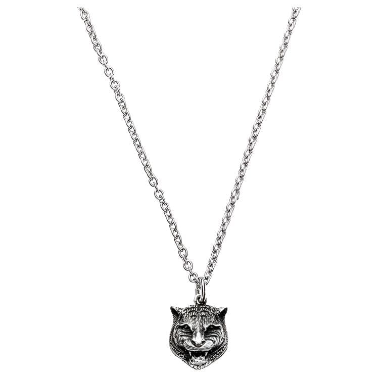 Ожерелье Gucci Tiger Head Pendant Necklace - изображение 3