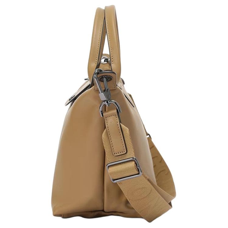 Сумка LONGCHAMP Le Pliage Xtra Корова Кожа Пельменная Сумка Сумка через плечо Сумка Маленькая Женская Верблюжий - изображение 3