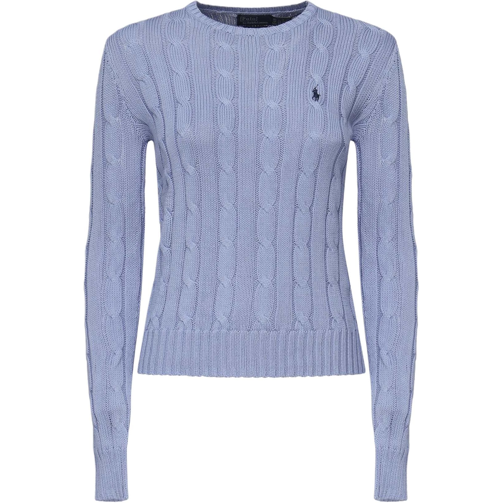 Кофта Polo Ralph Lauren Трикотаж Облегающий Женский Новый Litchfield Синий - изображение 1