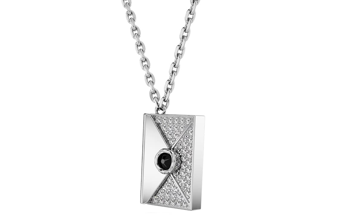 Ожерелье Swarovski Letra Ожерелья Женские Серебряные - изображение 2
