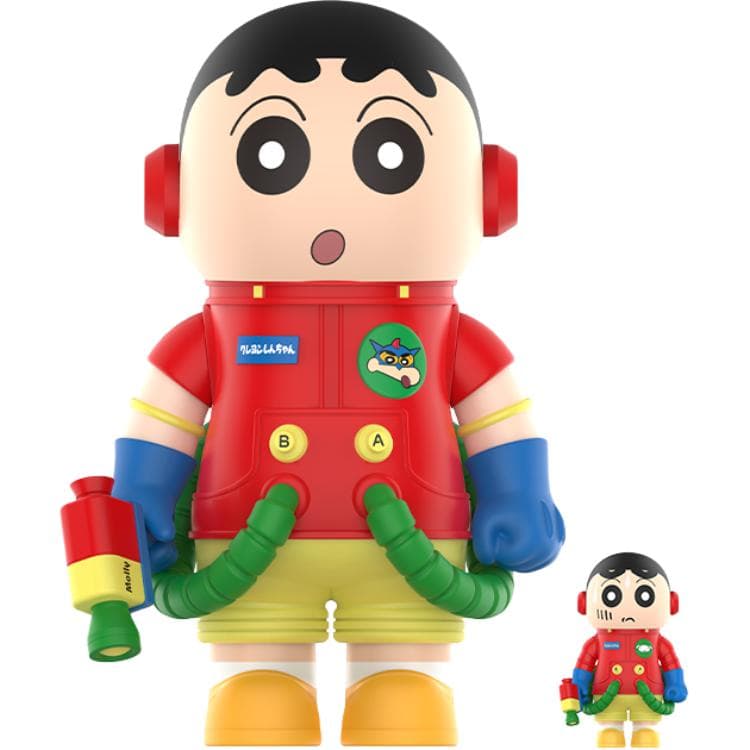 Фигурка POP MART MEGA SPACE MOLLY 400% +100% Карандаш SHIN Chan Слепые коробки Один Blind Подарочный набор - изображение 4