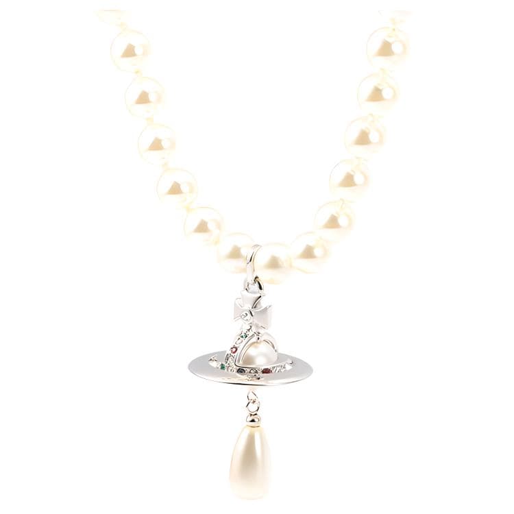 Ожерелье Vivienne Westwood One Row Pearl Drop Choker - изображение 2