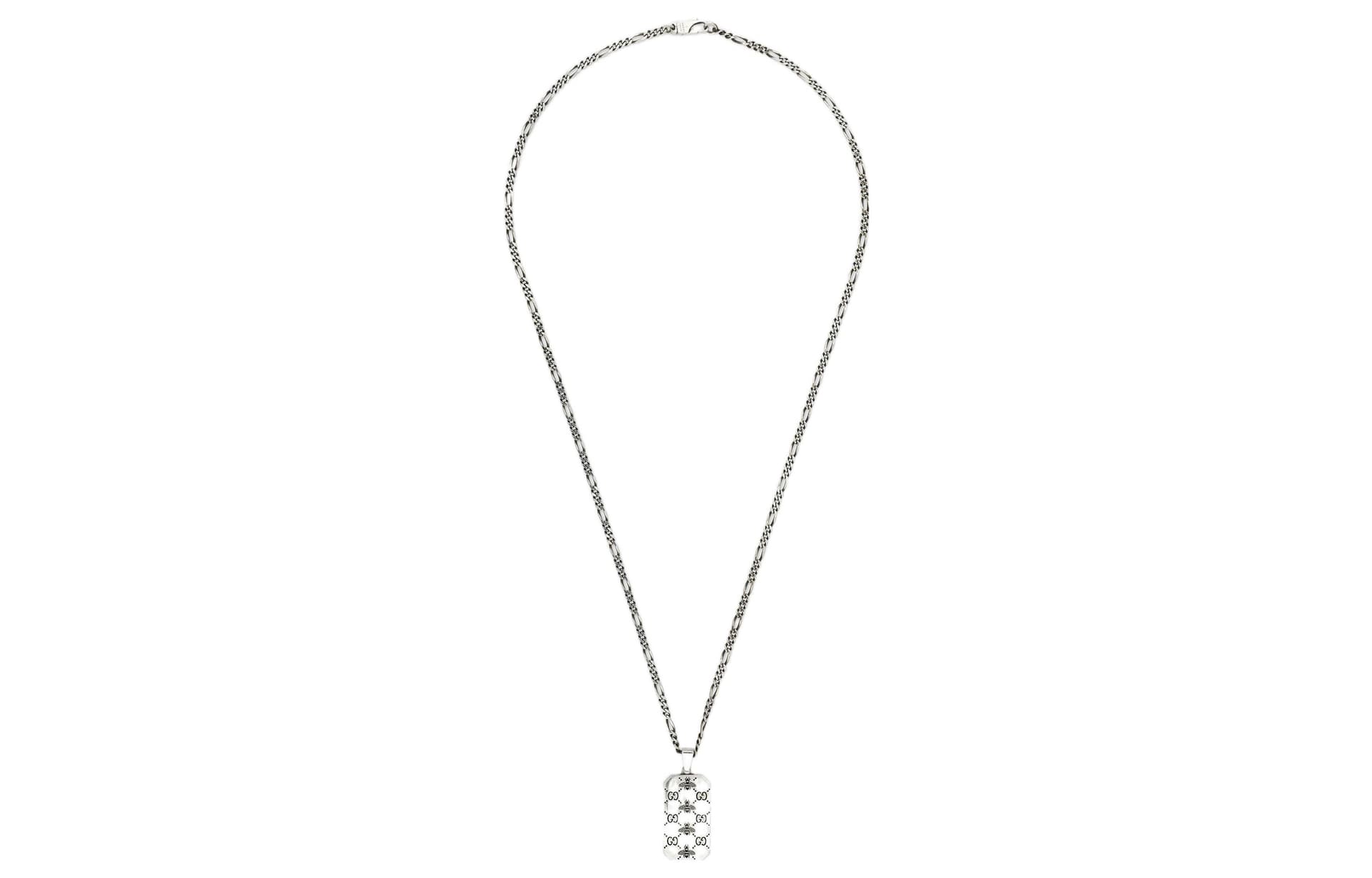 Ожерелье GUCCI GG Marmont Pendant Necklace Silver - изображение 3