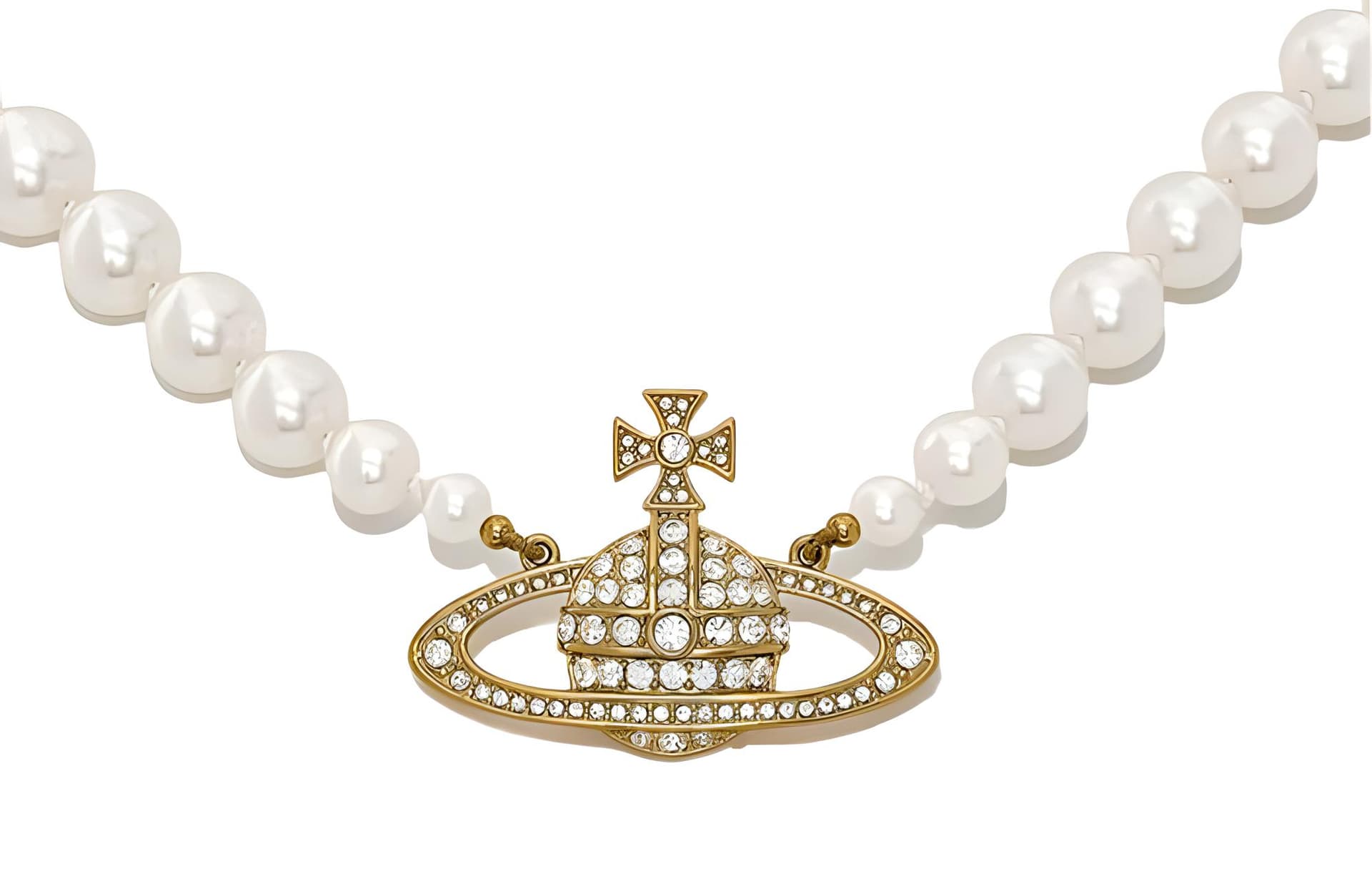 Ожерелье Vivienne Westwood One Row Pearl Choker - изображение 2