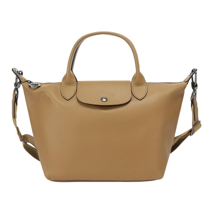 Сумка LONGCHAMP Le Pliage Xtra Корова Кожа Пельменная Сумка Сумка через плечо Сумка Маленькая Женская Верблюжий - изображение 1