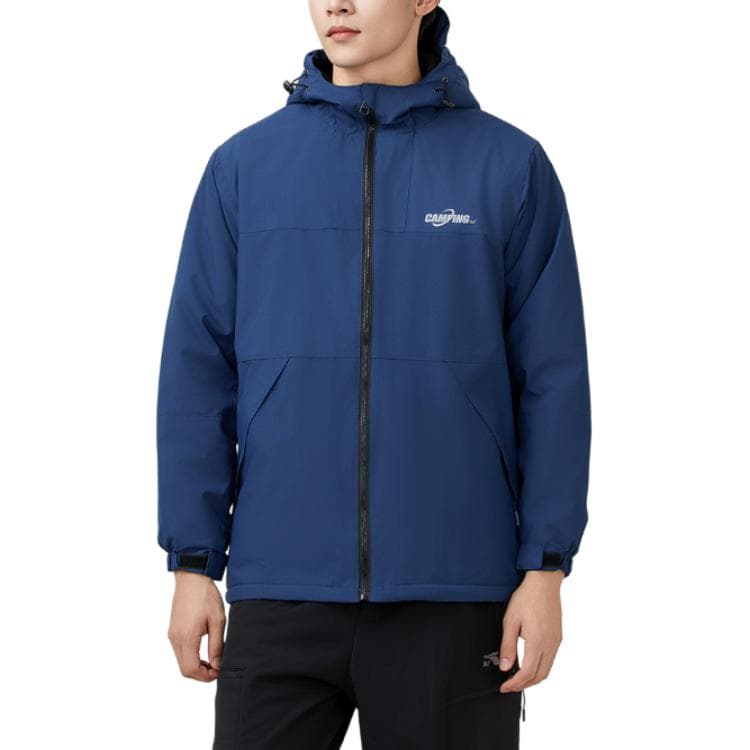 Куртка 361° Outdoor Collection Удобная Повседневная Минималистская С капюшоном и Флисовой подкладкой Куртки и Пальто Мужской - изображение 1