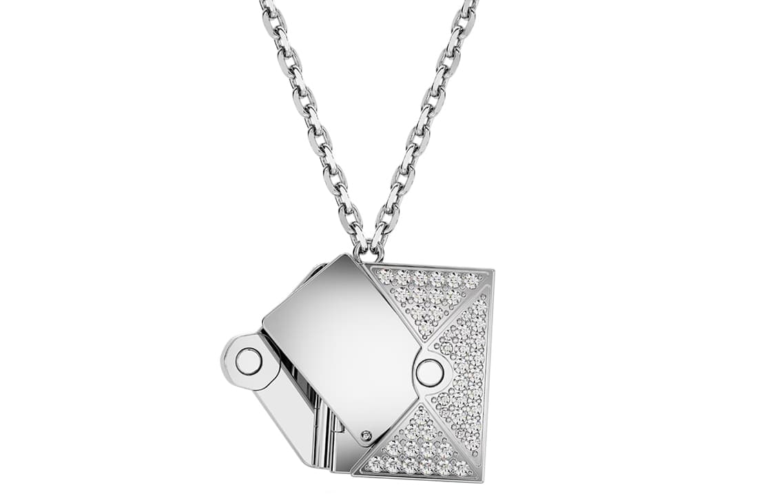 Ожерелье Swarovski Letra Ожерелья Женские Серебряные - изображение 4