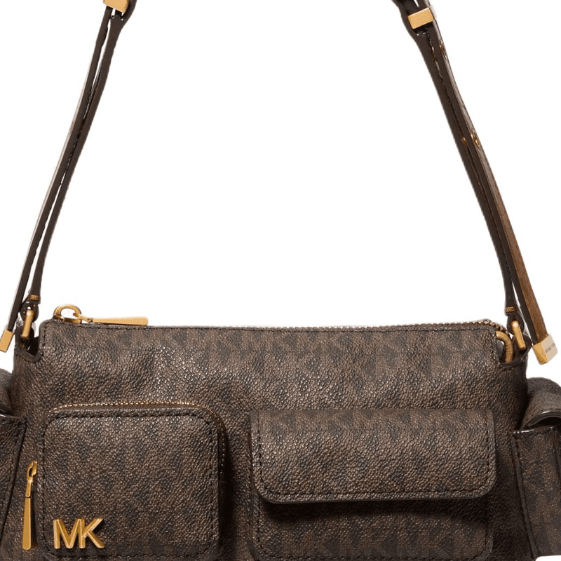 Сумка через плечо MICHAEL KORS DAKOTA Искусственная кожа Сумка через плечо Маленькая Женская Темно-коричневая - изображение 4