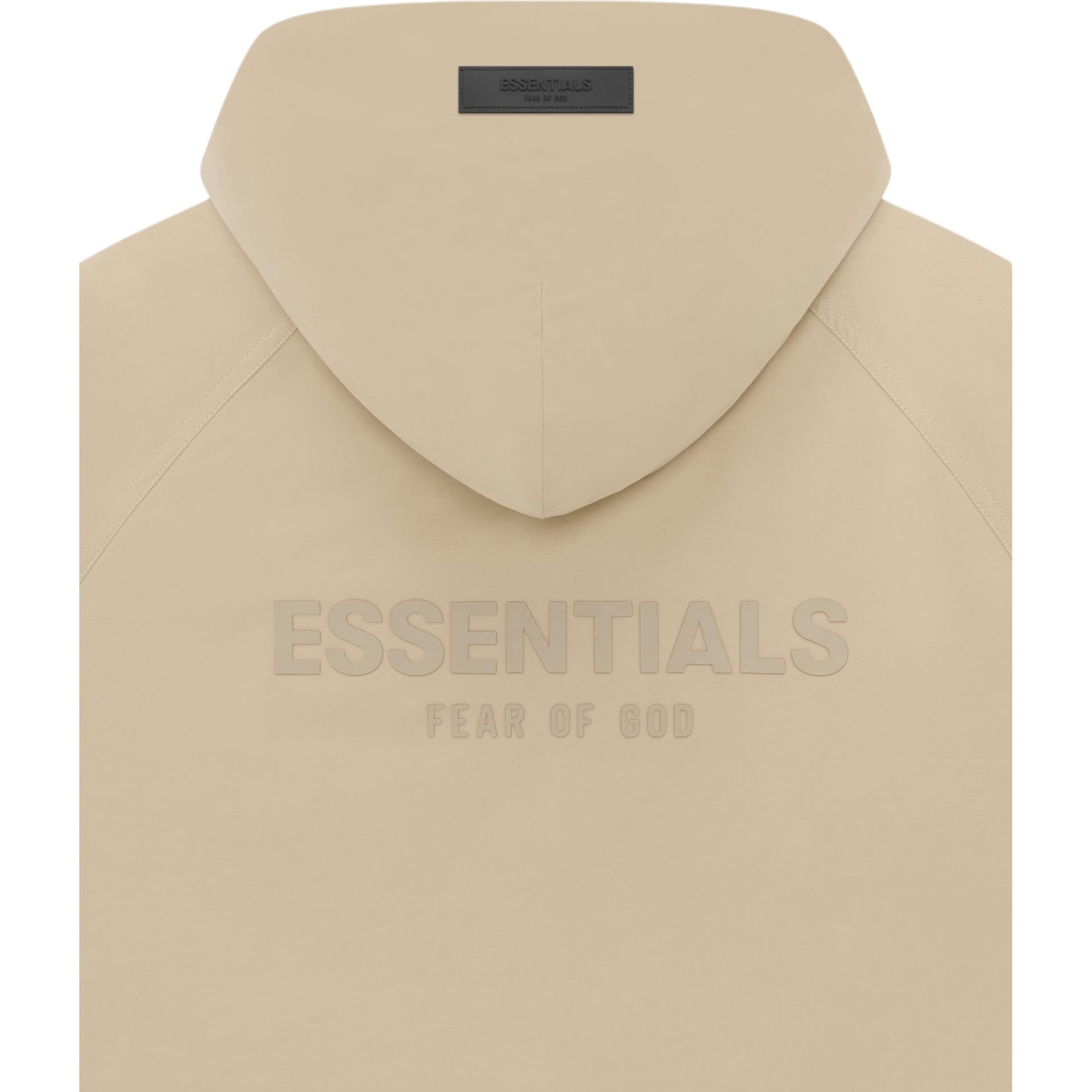 Зимняя куртка пуховик Fear of God Essentials Fullzip Jacket Sand - изображение 6