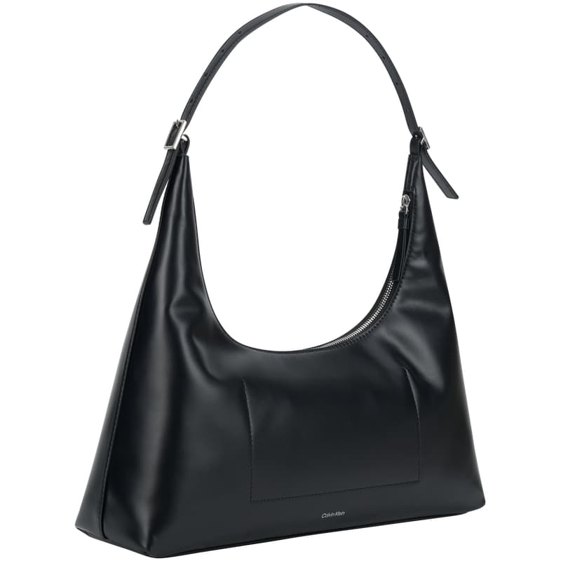 Мини-сумка Calvin Klein Сумка через плечо из коровьей кожи среднего размера женская цвет космический черный - изображение 3