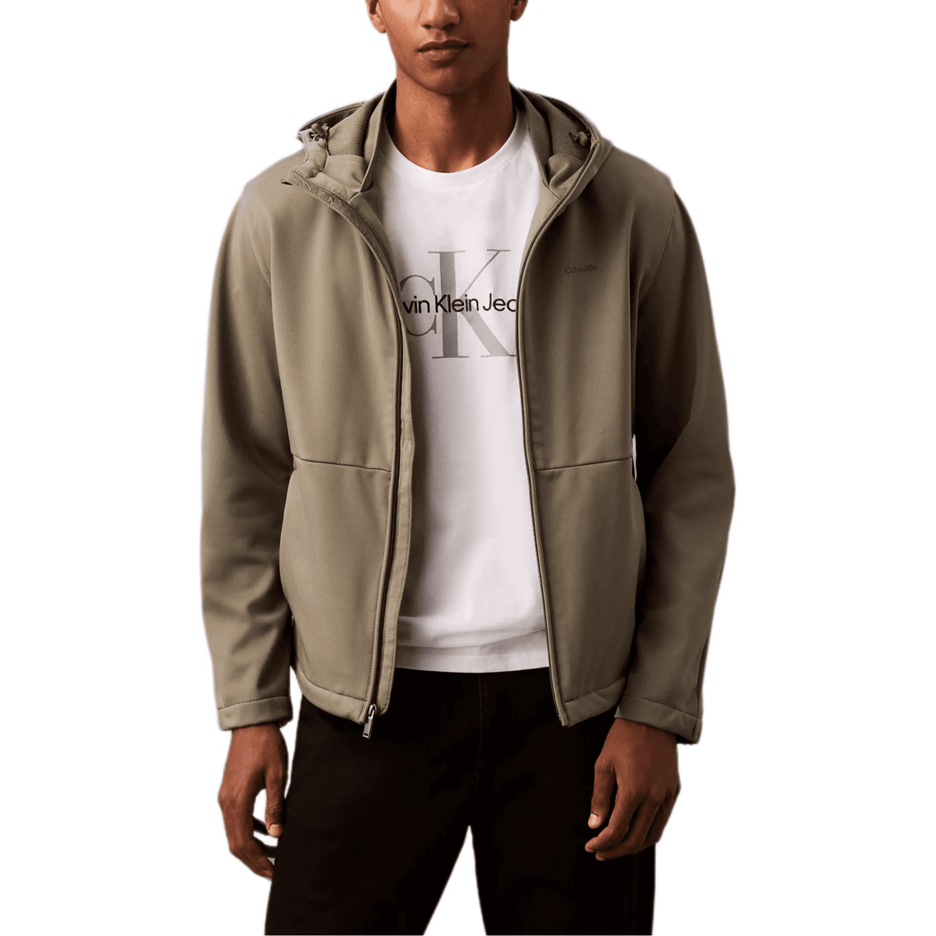 Куртка CALVIN KLEIN Куртки и Пальто Мужской Темно-оливковый - изображение 1
