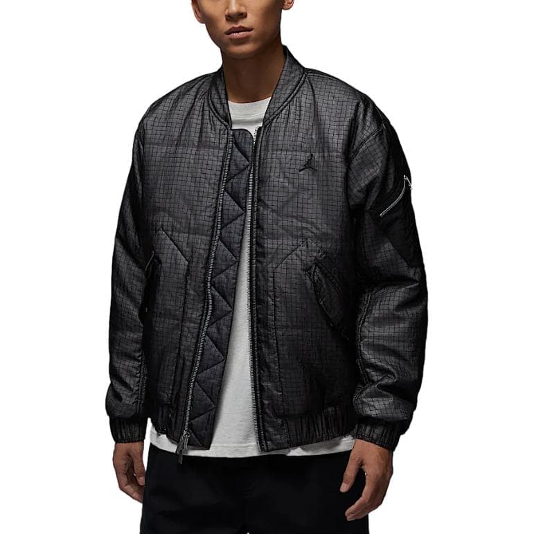 Куртка JORDAN Renegade ESSENTIALS Куртка Мужская Черная Темно-Дымчатый Серый Черная - изображение 1