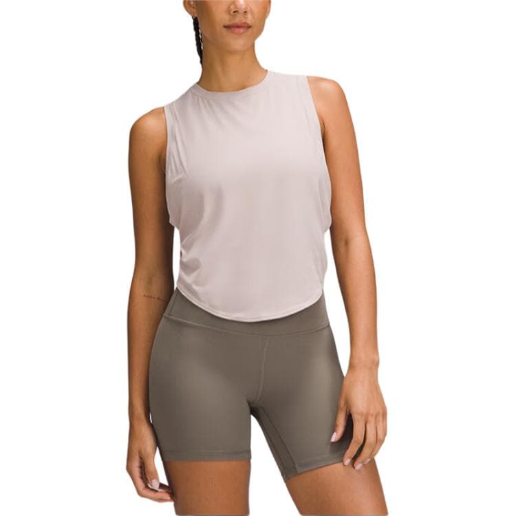 Майка Lululemon CrewneckCropped Collection Майка Женская Костяной Белый - изображение 6